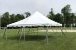20'W x 20'L pole tent